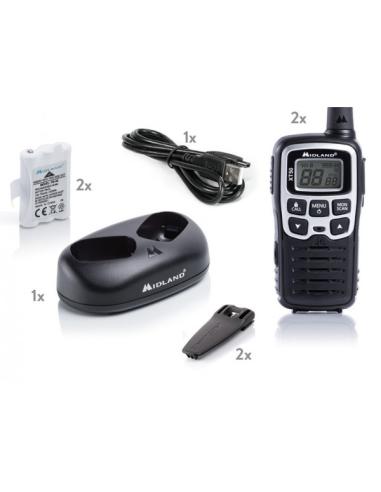 PAREJA WALKIE-TALKIE MIDLAND XT-50 PMR 446 8Km