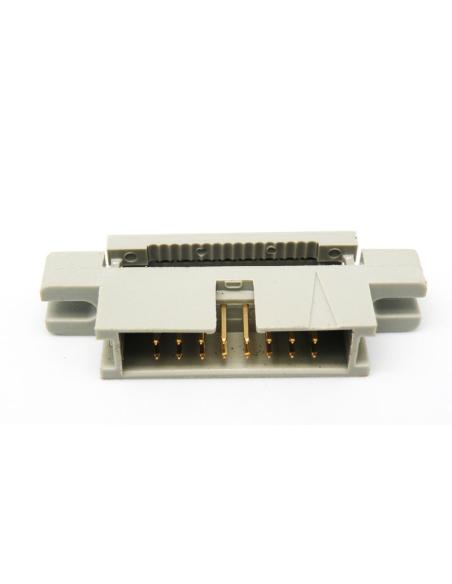 CONECTOR IDC MACHO PARA CABLE PLANO 16C 2,54mm