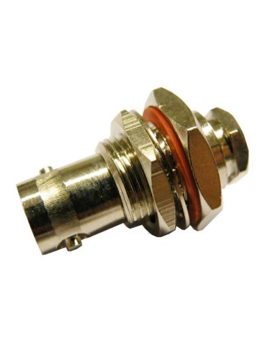 CONECTOR DE CHASSIS FÊMEA BNC (TIPO DE ROSCA) RG-58