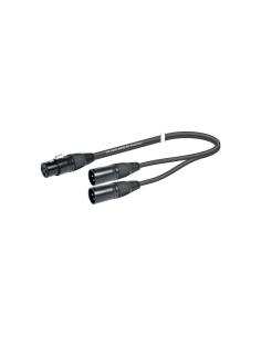 CONEXION SPLITTER XLR HEMBRA - 2 XLR MACHO