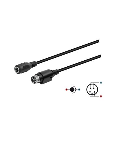 CONNEXION JACK 2,1 mm M. A MINIDIN M. 4P WIR041