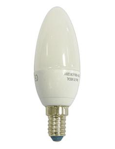 BOMBILLA LED VELA E14 5W BLANCA 4000K 440Lm