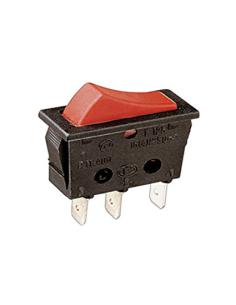 INTERRUPTOR 3P (SPDT) ON-ON 250V 16A ROJO
