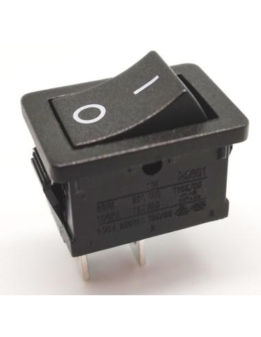 BOUTON-POUSSOIR (SPST) ARRÊT - (ALLUMÉ) 250V 6A