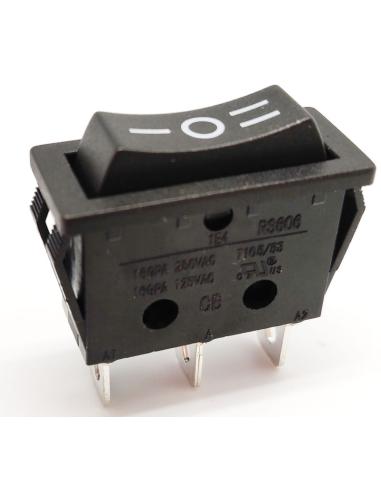 DRUCKKNOPF (SPST) (AN)-AUS-(EIN) 10A 250V