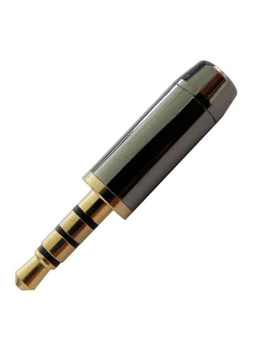 CONECTOR DE JACK METÁLICO DE 4 PINOS DE 3,5 MM
