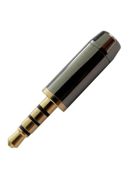 CONECTOR DE JACK METÁLICO DE 4 PINOS DE 3,5 MM