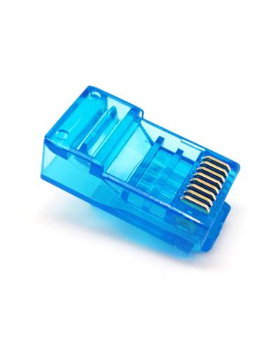 BLAUER FÜHRUNGSLOSER RJ45 KAT.6 RJ45 UTP-STECKER