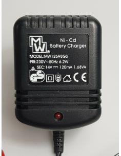 CARGADOR BATERIAS DE PLOMO/Ni-CD/Ni-MH 14V 120mAh