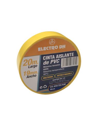GELBES PVC-ISOLIERBAND 19 mm 600 V 80º C 20 m