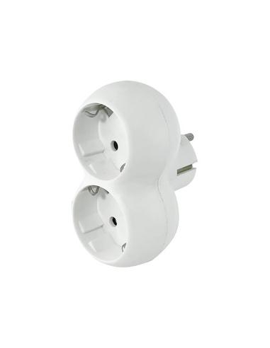 SOQUETES SCHUKO THIEF 2 16A/250V DIANTEIRO HORIZONTAL