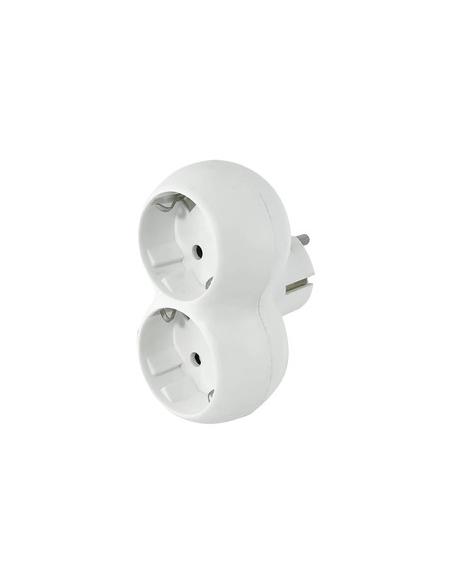 SOQUETES SCHUKO THIEF 2 16A/250V DIANTEIRO HORIZONTAL