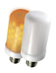 BOMBILLA LED E27 3W/6W EFECTO LLAMA