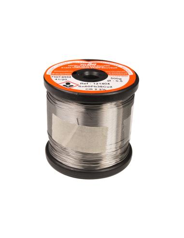 TIN ROLL Sn60Pb38Cu2 500gr Ø0,5mm