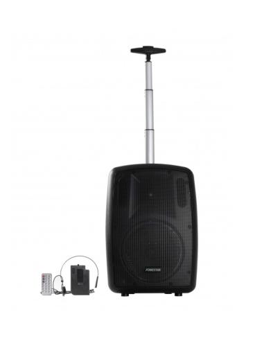 ALTAVOZ PORTATIL 100W TROLLEY + MICROFONO DIADEMA