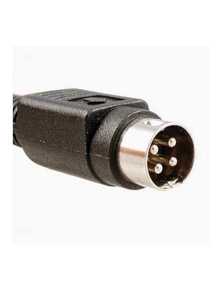 CONECTOR DE ALIMENTAÇÃO DIN DE 4 PINOS