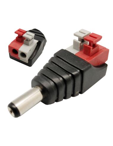 TERMINAIS DE PRESSÃO DO CONECTOR DE ALIMENTAÇÃO 5.5x2.1