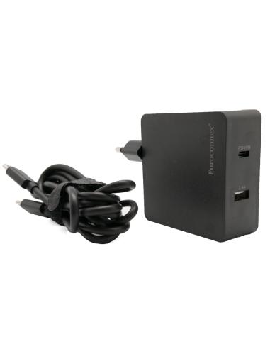 FONTE DE ALIMENTAÇÃO USB-C 65W COM PD 3.0 QUICKCHARGE