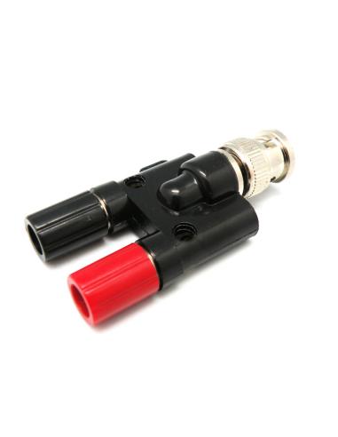 ADAPTADOR FÊMEA BNC MACHO-BANANA DUPLA