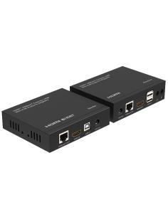 EXTENSOR HDMI CON KVM 4K@60Hz 100m HDBaseT (cat.6)