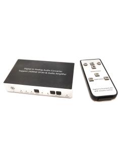 CONVERTIDOR AUDIO DIGITAL A ANALOGICO C/MANDO