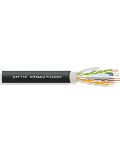 CABLE Cat.6 UTP RIGIDO EXTERIOR 4x2x23AWG Ø6,60mm