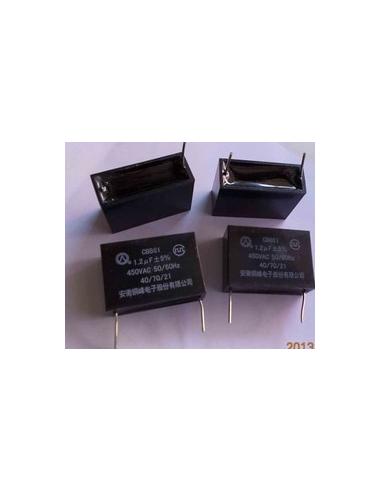 CONDENSATEUR DE DÉMARRAGE 400 V 1,2 UF.5 % AVEC BRANCHES