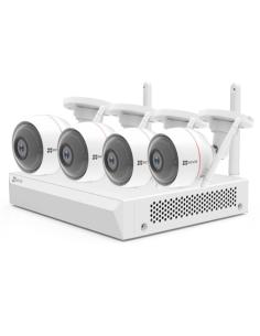 KIT VIDEOVIGILANCIA EZVIZ NVR 4 Ch 1TB 2Mpx WiFi