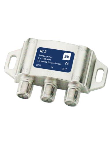 SPLITTER 2 SAÍDAS 5-2400MHz "F" 4/5,5dB