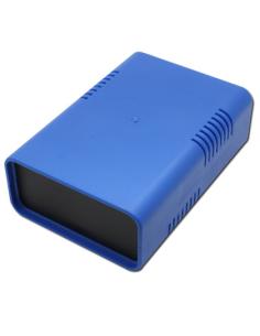 CAJA PLASTICO EURO BOX 95x135x45mm AZUL