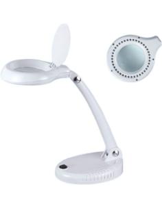 LUPA DE SOBREMESA 4" CON 40 LEDS x3,8