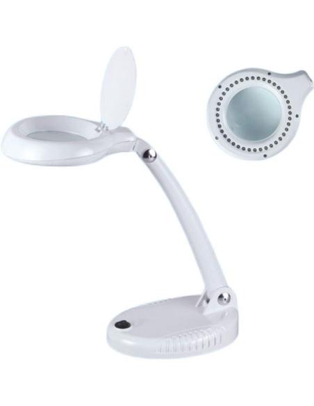 LUPA DE SOBREMESA 4" CON 40 LEDS x3,8