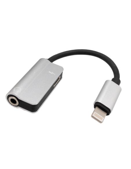 ADAPTADOR LIGHTNING PARA JACK 3,5mm + CARREGAMENTO