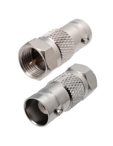 ADAPTADOR BNC FÊMEA - F MACHO