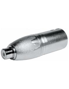 ADAPTADOR XLR MACHO 3 Pins A RCA HEMBRA