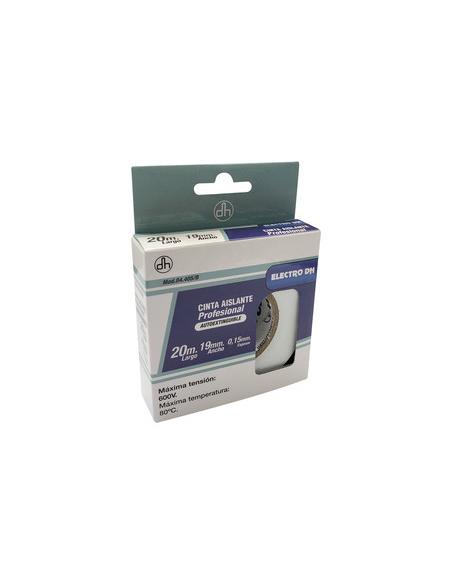 BANDE ISOLANTE BLANCHE PRO. PVC 19 mm 600V 80º C 20 m