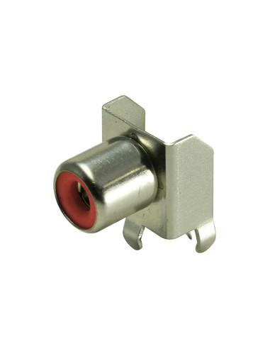 CONECTOR RCA HEMBRA C.I. ROJO