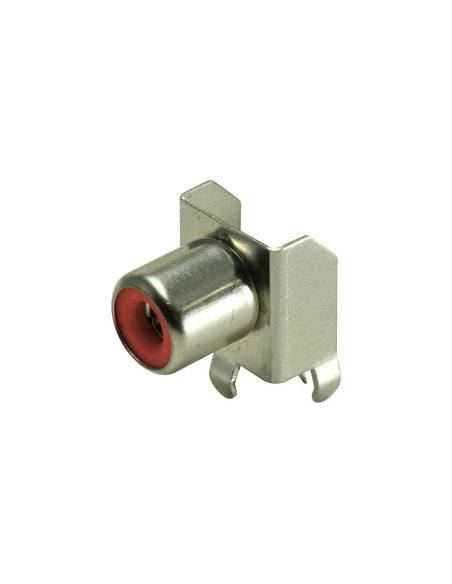 CONECTOR RCA HEMBRA C.I. ROJO