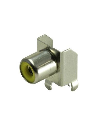 CONECTOR RCA HEMBRA C.I. AMARILLO