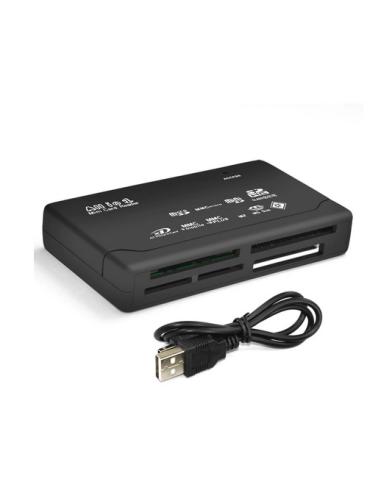 LECTOR DE TARJETAS USB 2.0 CF-SD-Micro SD-SDHC-SDX
