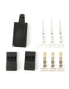 DOS PAREJAS CONECTOR JST FUTABA MACHO-HEMBRA 3P