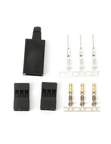 DOS PAREJAS CONECTOR JST FUTABA MACHO-HEMBRA 3P