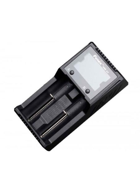 CARREGADOR 2 PILHAS Li-ion, Ni-MH, Ni-CD LCD FENIX