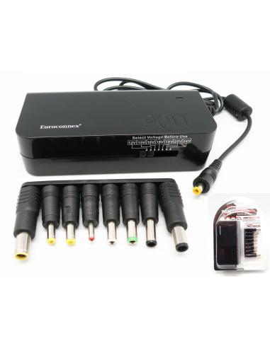 CARREGADOR UNIVERSAL REGULÁVEL 12-24V 90W + USB 2A