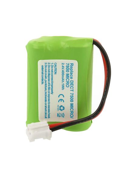 AKKUPACK 2,4V 400mA 2x2/3AAA NI-Mh BAT1516