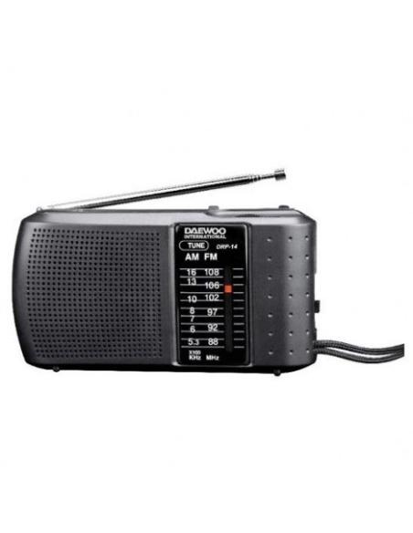 RÁDIO PORTÁTIL AM/FM 133x72x33mm DRP-14