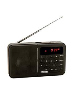 RADIO PORTATIL DIGITAL FM 118x30x78mm DRP-122 USB