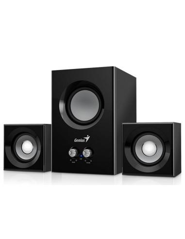 ALTAVOCES + SUBWOOFER GENIUS SW-2.1 375 12W NEGROS