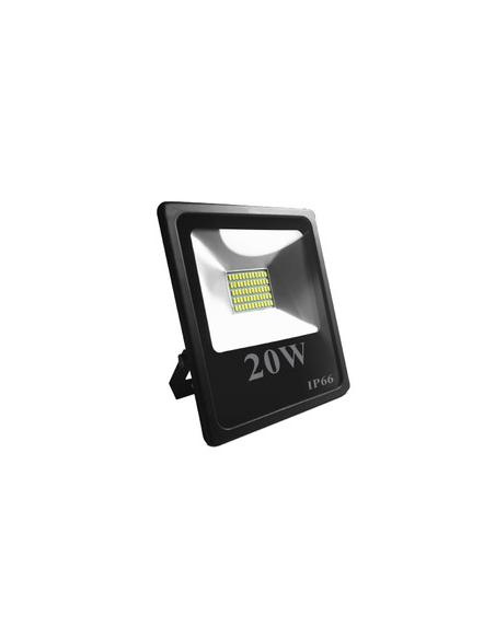 FOCO EXTERIOR LED ALUMINIO 20W 6500K IP65 12/24VDC