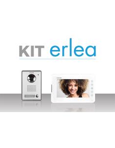 KIT VIDEOPORTERO ERLEA PLUS 1 VIVIENDA 2 HILOS 7"